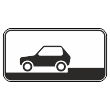 Дорожный знак 8.6.4 «Способ постановки транспортного средства на стоянку» (металл 0,8 мм, II типоразмер: 350х700 мм, С/О пленка: тип А коммерческая)